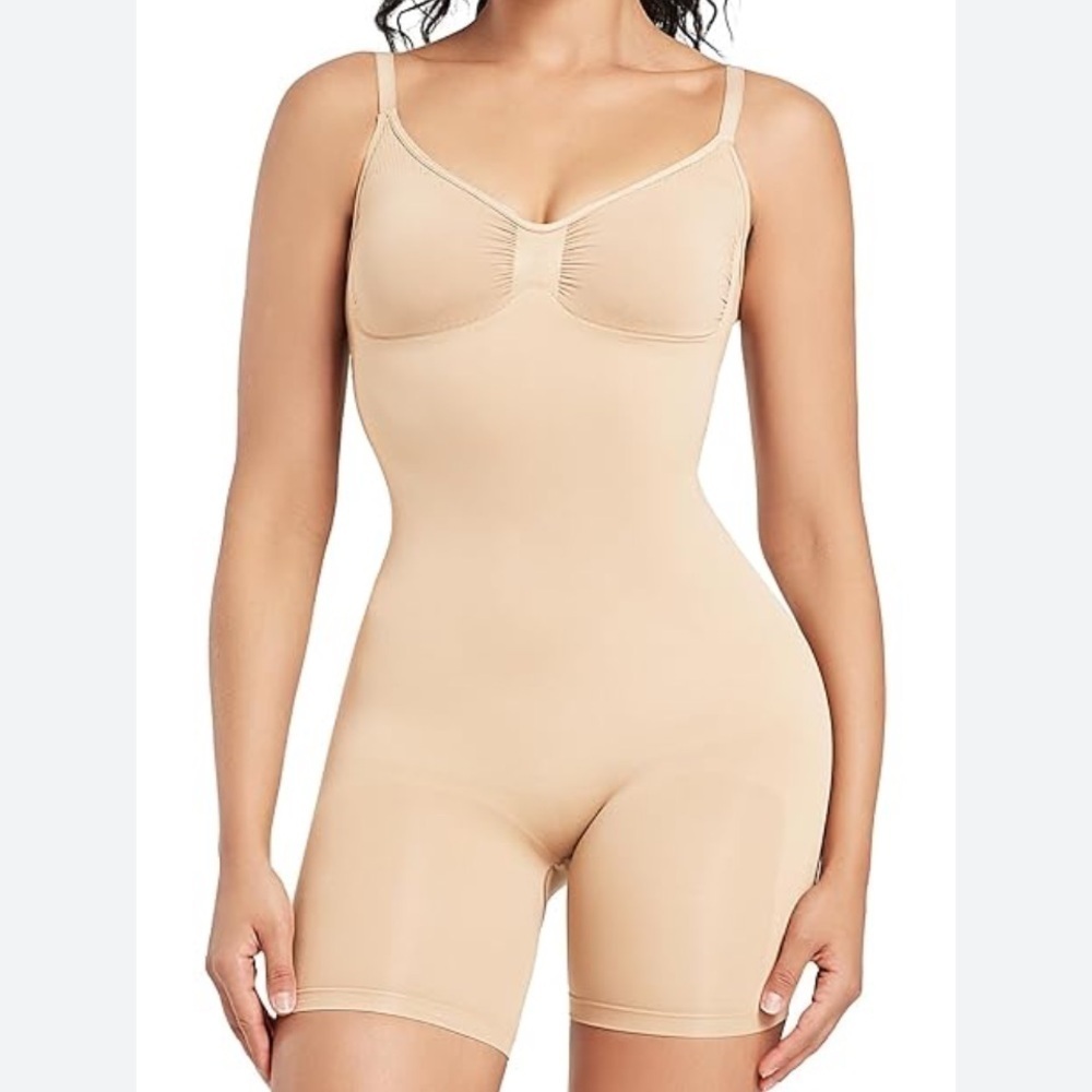 Seamless Tan XL Bodysuit